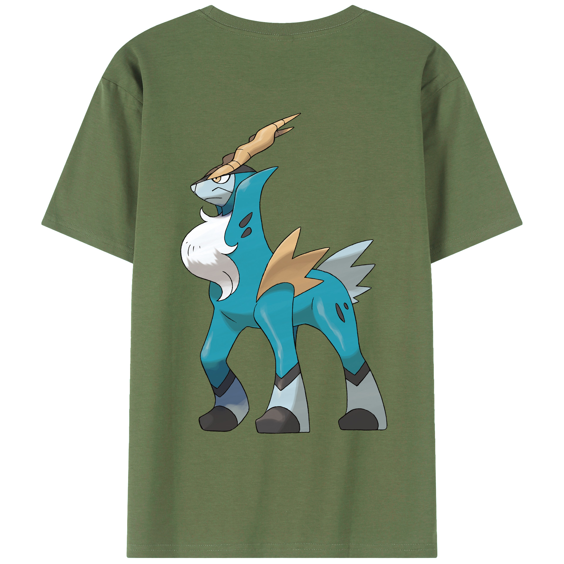 （画像用） ポケットモンスター Pokémon 綿100％ メンズ半袖Tシャツ（バックプリント） 通気性